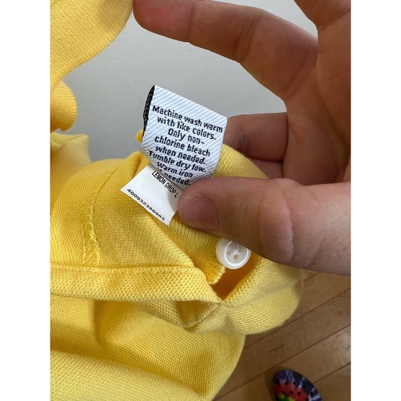 Croft & Barrow Men's Lightweight Yellow Signature Polo - Picture 7 of 9